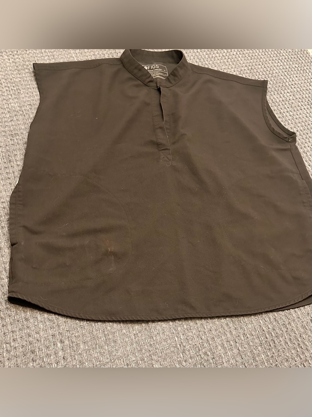 Figs Rafaela black scrub top